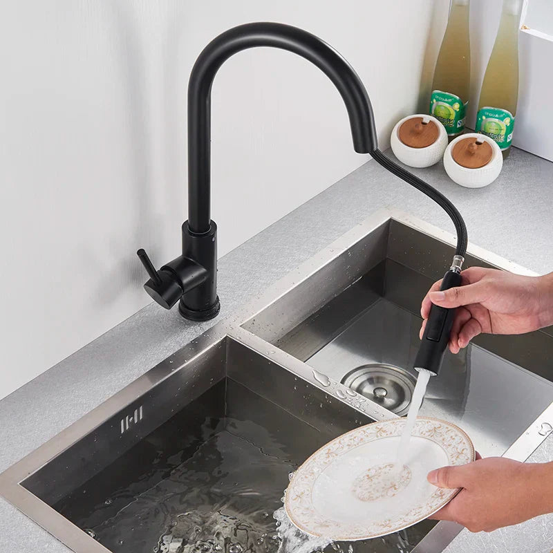 NovaFlow Touch-Sensor Pull-Out Kitchen Faucet With Spray