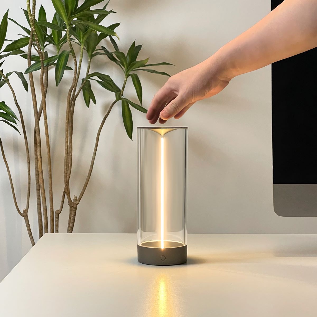LumaVibe magnetisk LED stemningslys, trådløs og oppladbar
