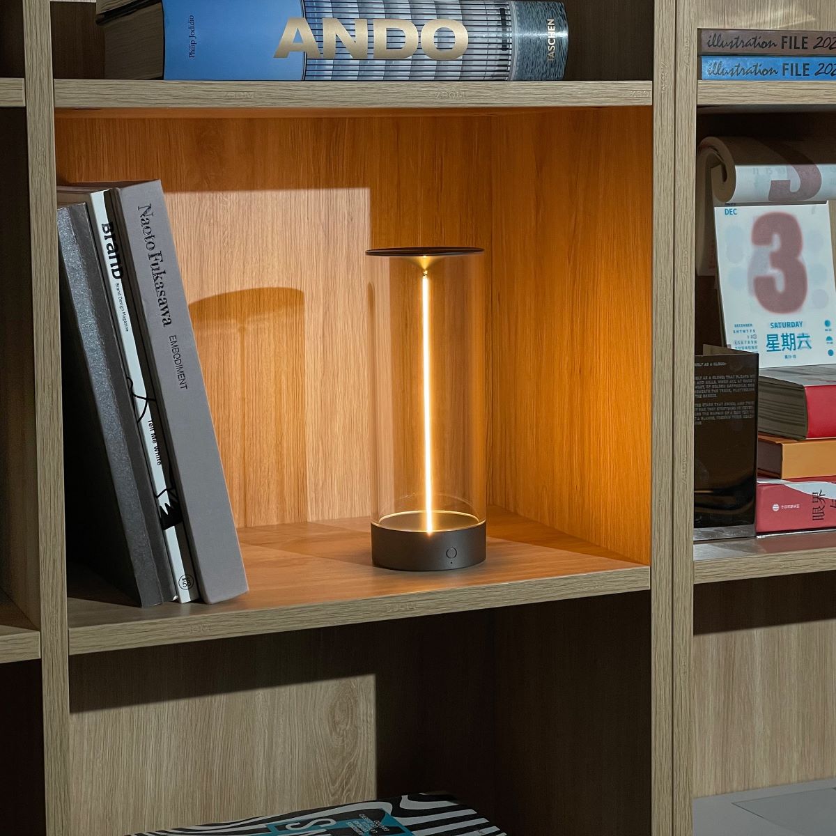 LumaVibe magnetisk LED stemningslys, trådløs og oppladbar