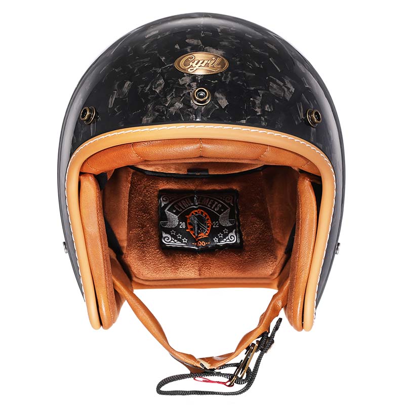 NovaRidge Vintage Low-Profile Motorcycle Helmet DOT/ECE