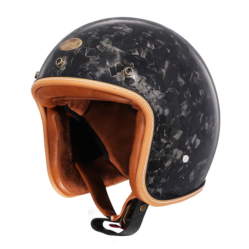NovaRidge Vintage Low-Profile Motorcycle Helmet DOT/ECE