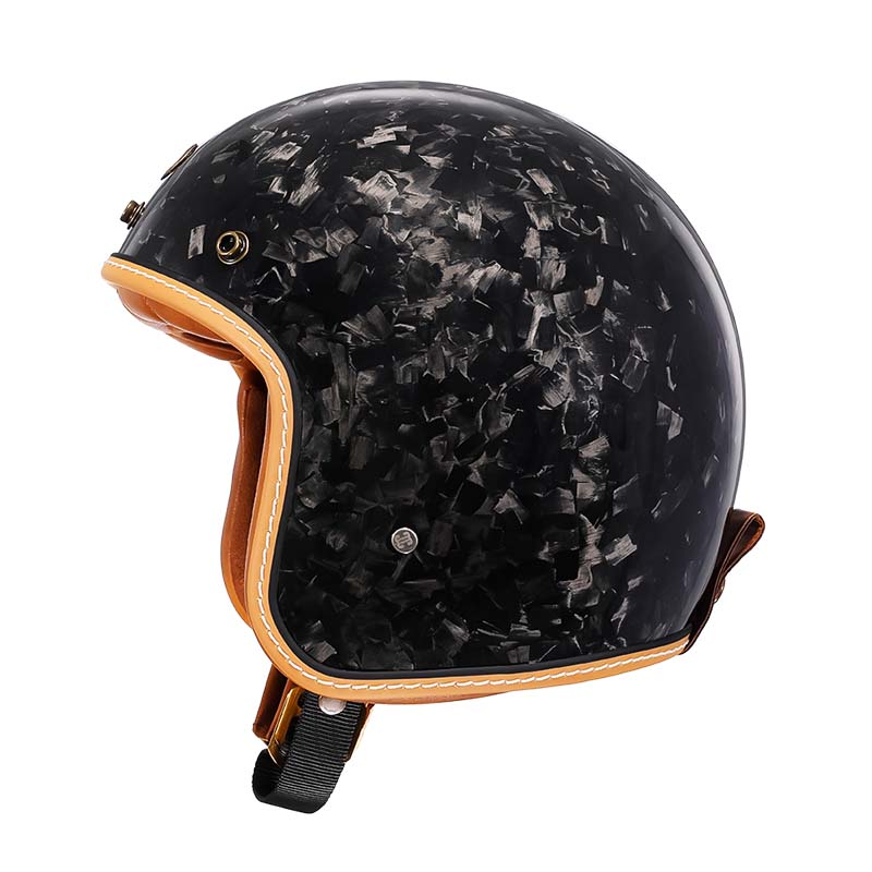 NovaRidge Vintage Low-Profile Motorcycle Helmet DOT/ECE