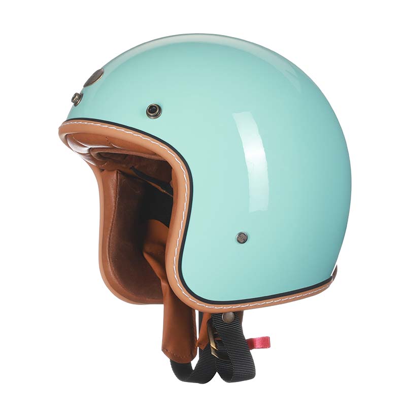 NovaRidge Vintage Low-Profile Motorcycle Helmet DOT/ECE