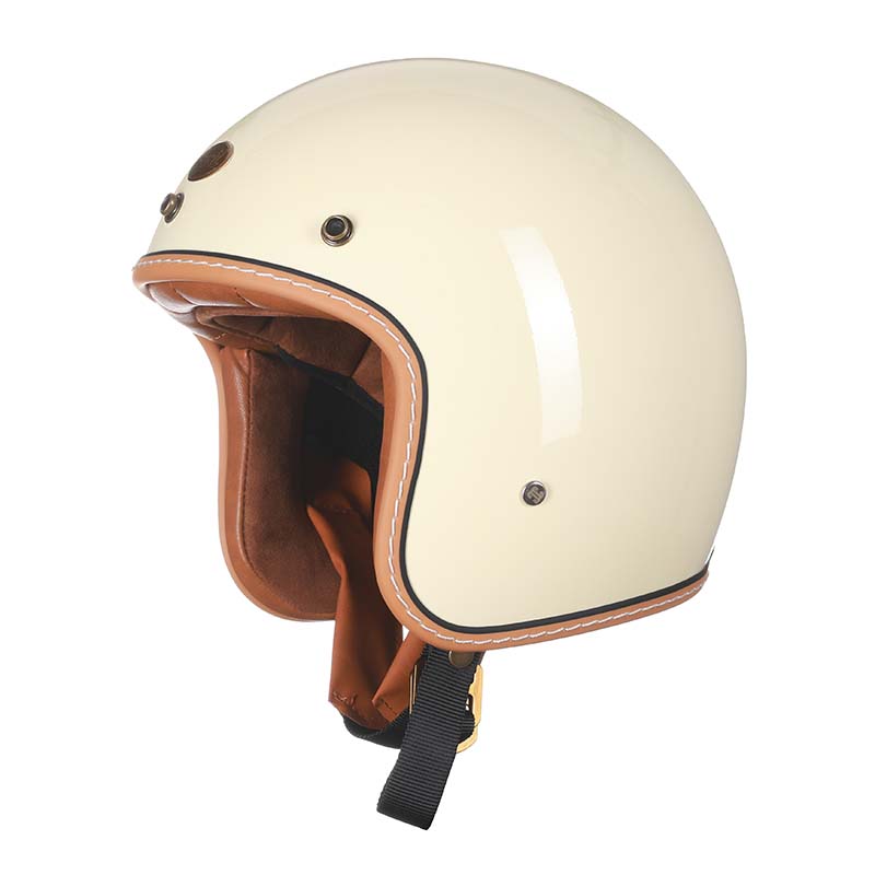 NovaRidge Vintage Low-Profile Motorcycle Helmet DOT/ECE