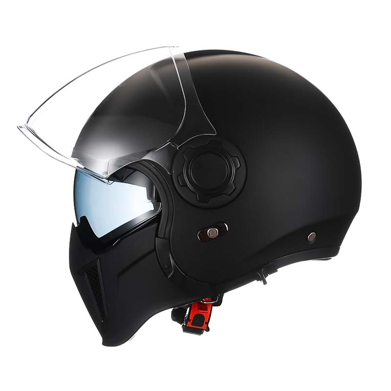 Vintage modulaire helm met dubbele vizieren DOT en ECE