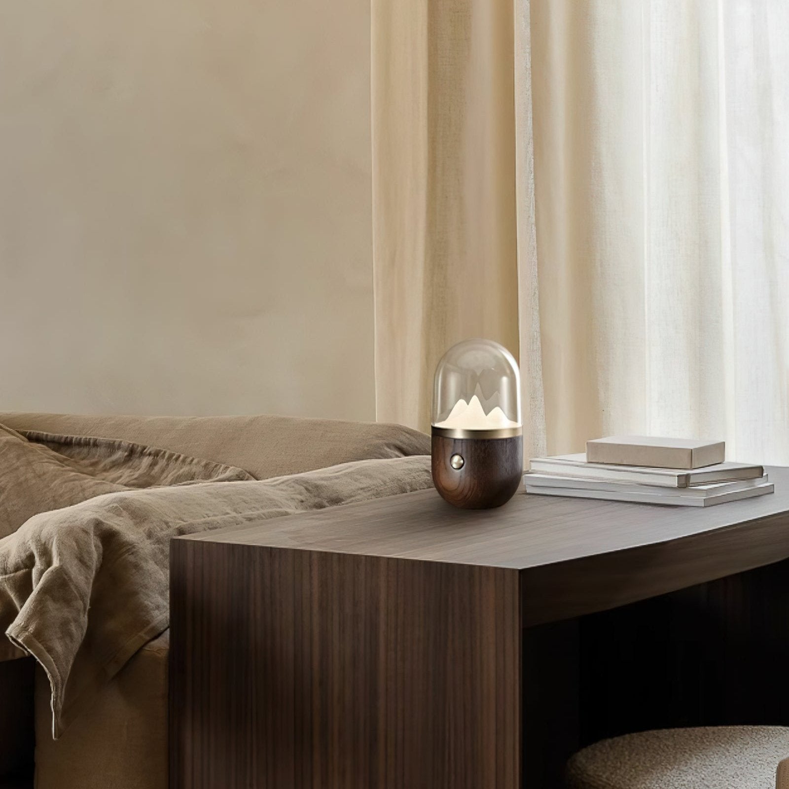 Ridgecrest | Lampa nocna na stolik przy łóżku