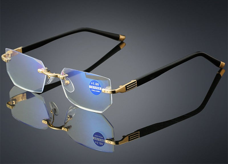 LumaVision wieloogniskowe okulary do czytania z filtrem światła niebieskiego