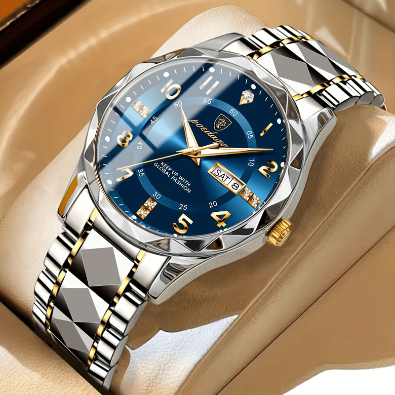 NovaPulse Sportwatch for Men 50m Waterproof Chronograph