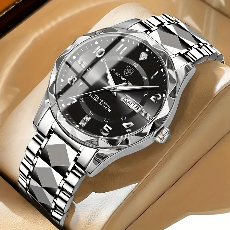 NovaPulse Sportwatch for Men 50m Waterproof Chronograph