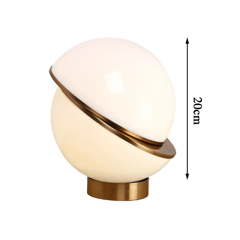 HarborWood | Håndlaget Trebordlampe med Tauaksent, Moderne LED-belysning for Soverom og Stue