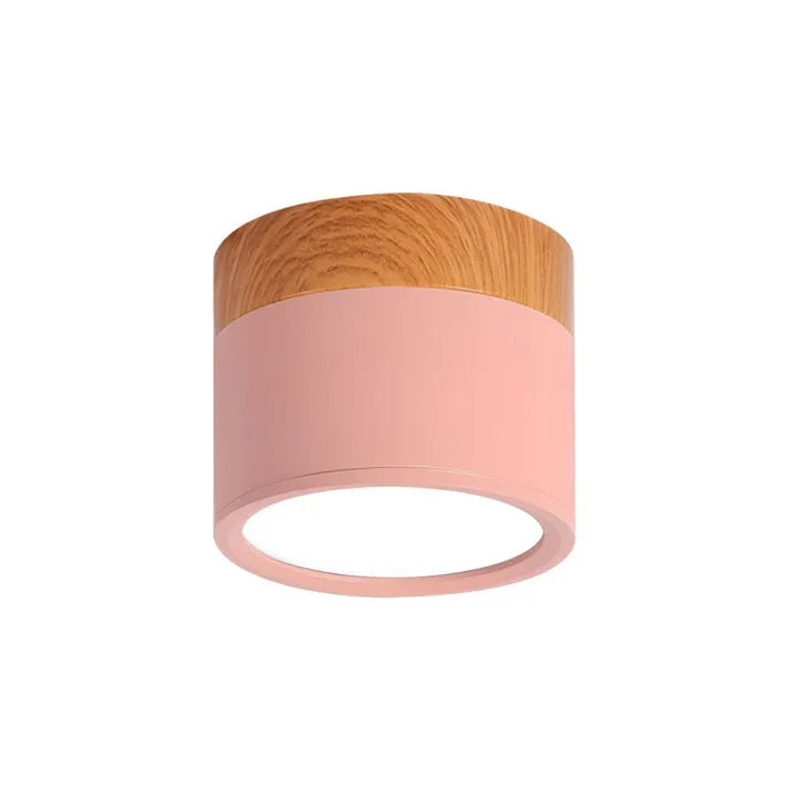 Fjord | Nordycka cylindryczna lampa sufitowa LED