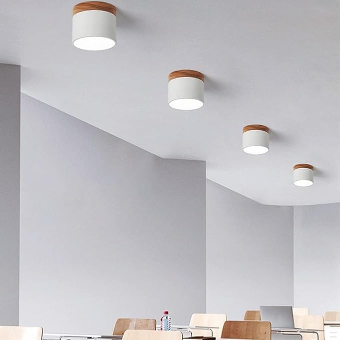 Fjord | Nordycka cylindryczna lampa sufitowa LED