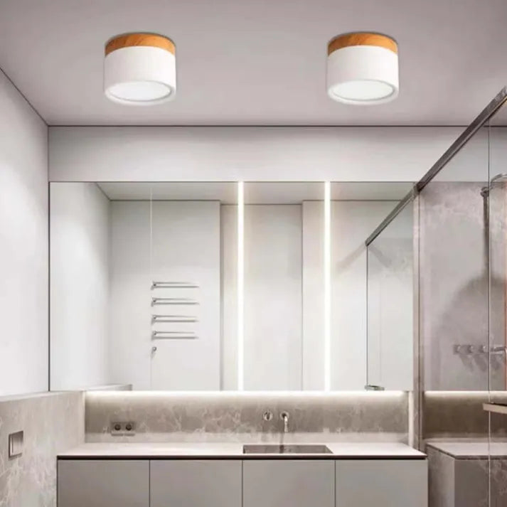 Fjord | Nordisk LED Sylinderformet Taklampe