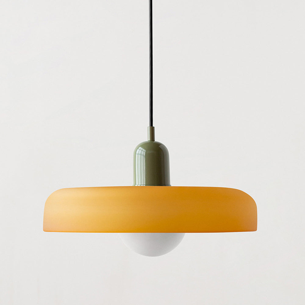 Lysena Bauhaus-Style Colored Glass Pendant Light