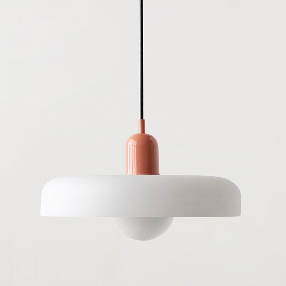 Lysena Bauhaus-Style Colored Glass Pendant Light