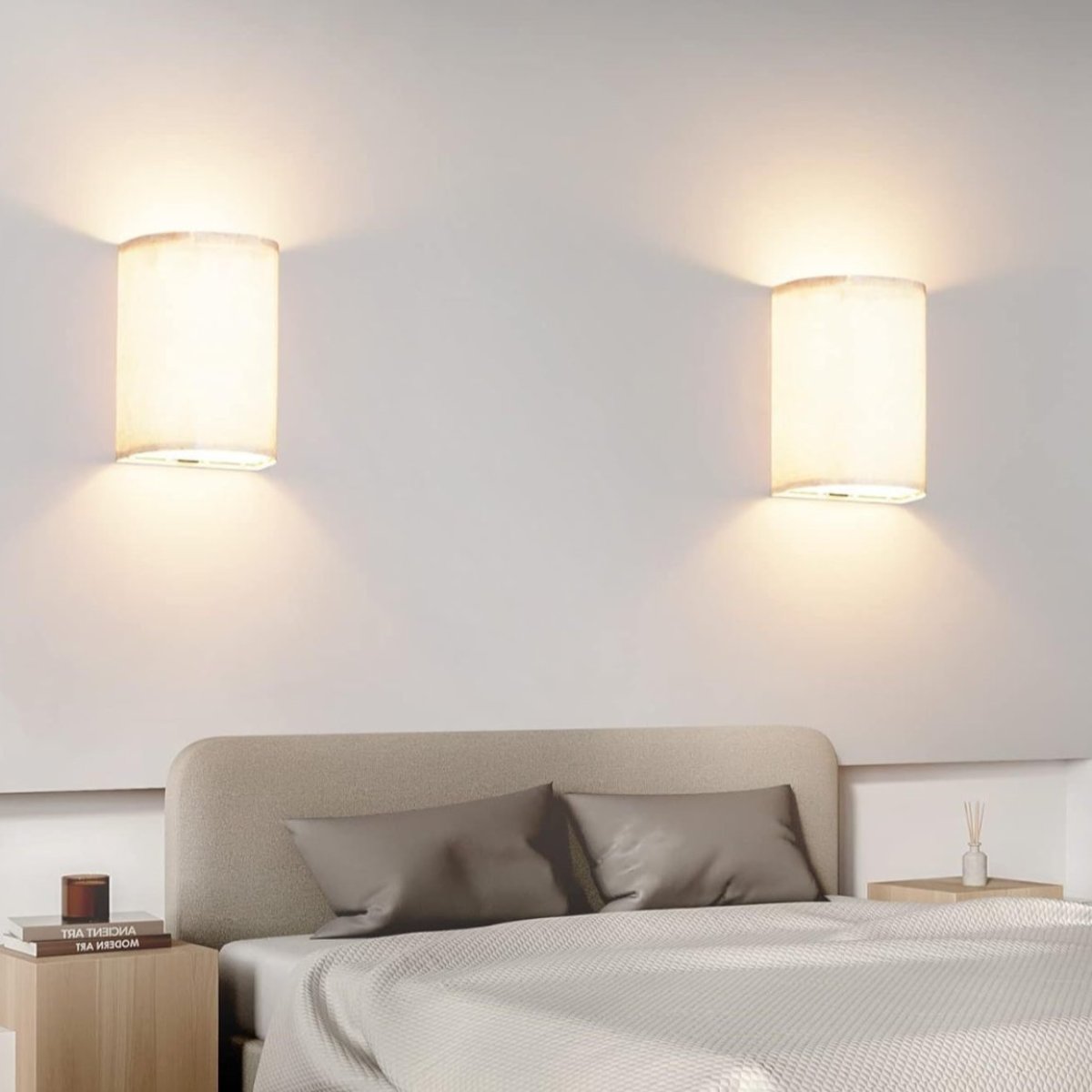 Aurene Linen Wall Light