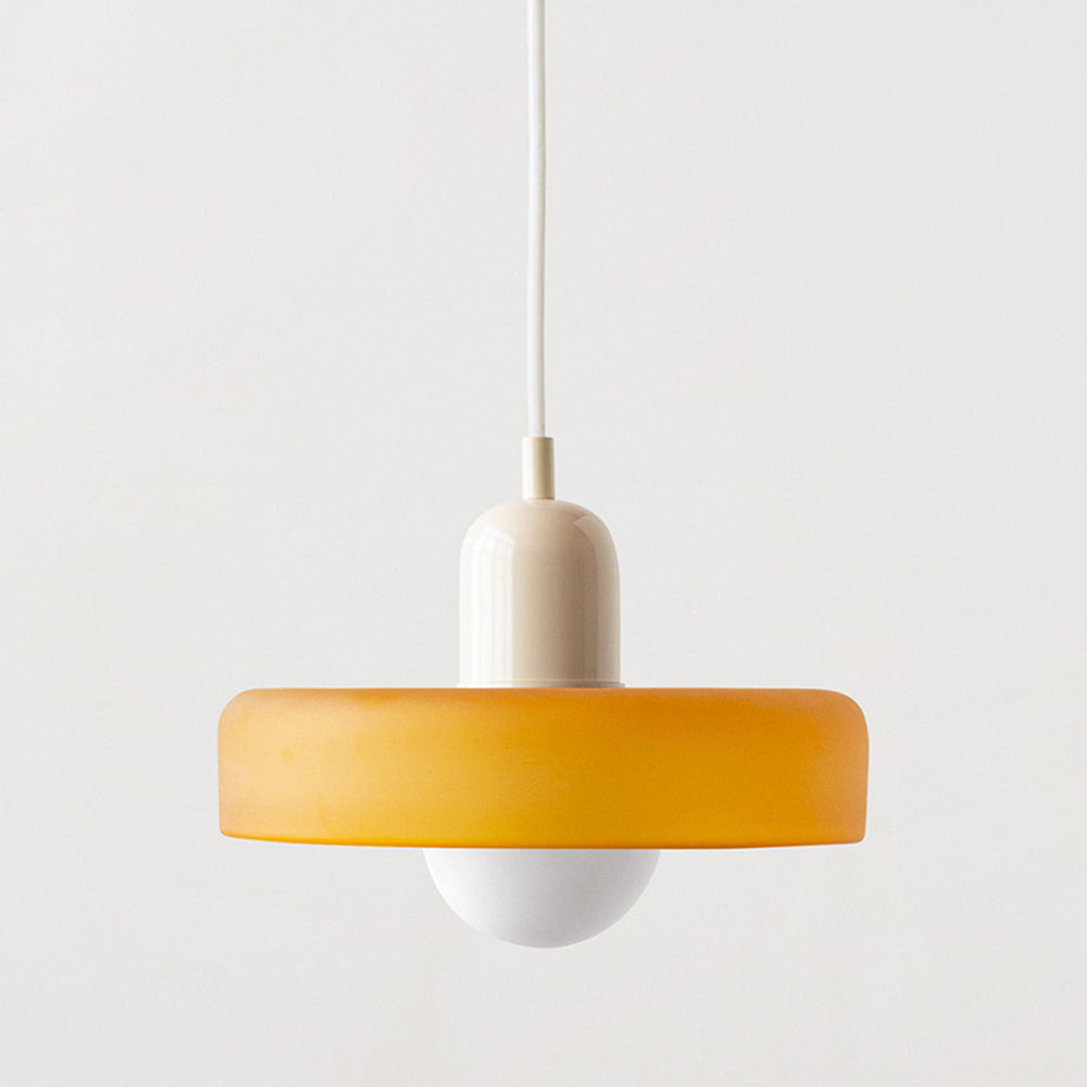 Lysena Bauhaus-Style Colored Glass Pendant Light