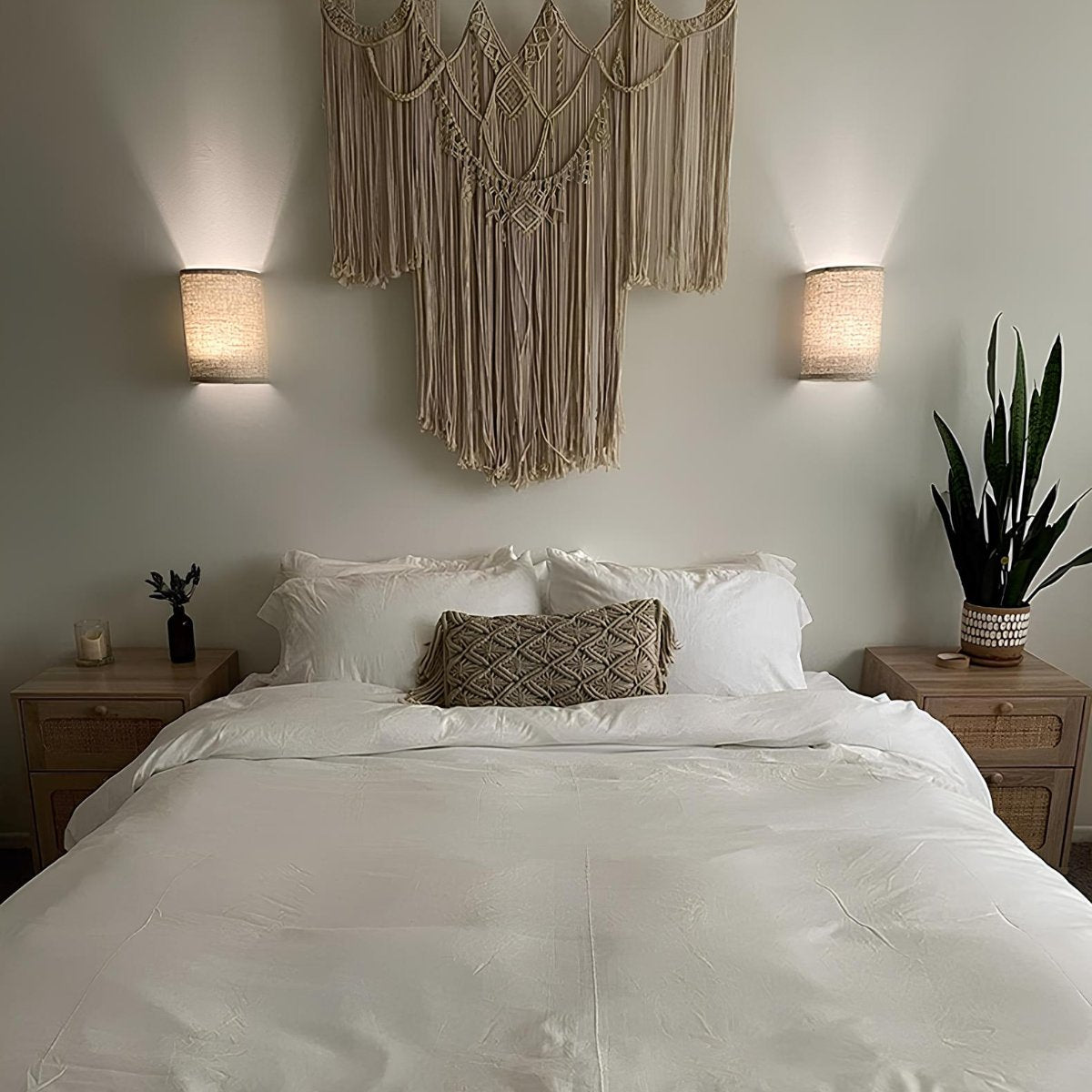 Aurene Linen Wall Light