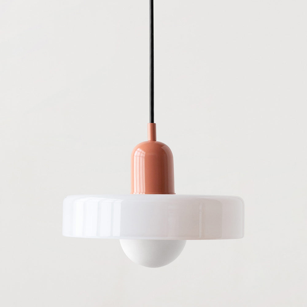 Lysena Bauhaus-Style Colored Glass Pendant Light