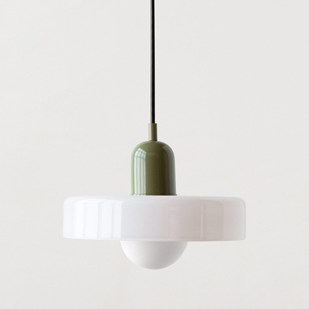 Lysena Bauhaus-Style Colored Glass Pendant Light
