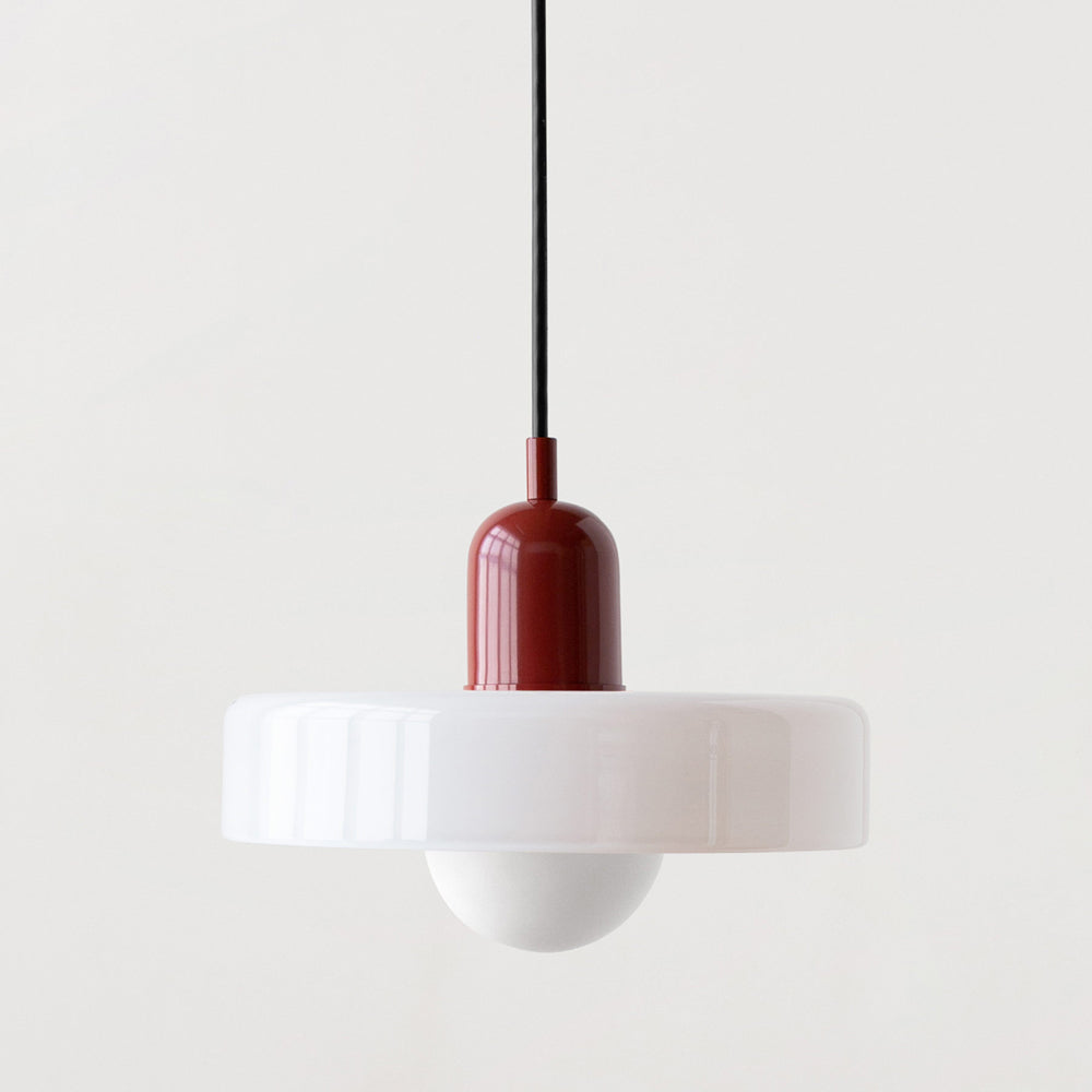 Lysena Bauhaus-Style Colored Glass Pendant Light