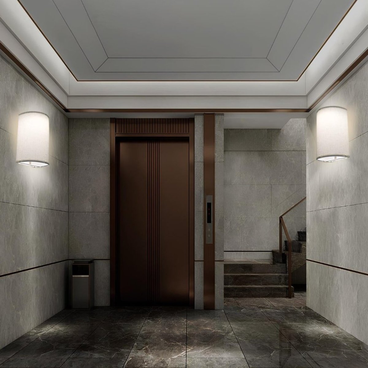 Aurene Linen Wall Light