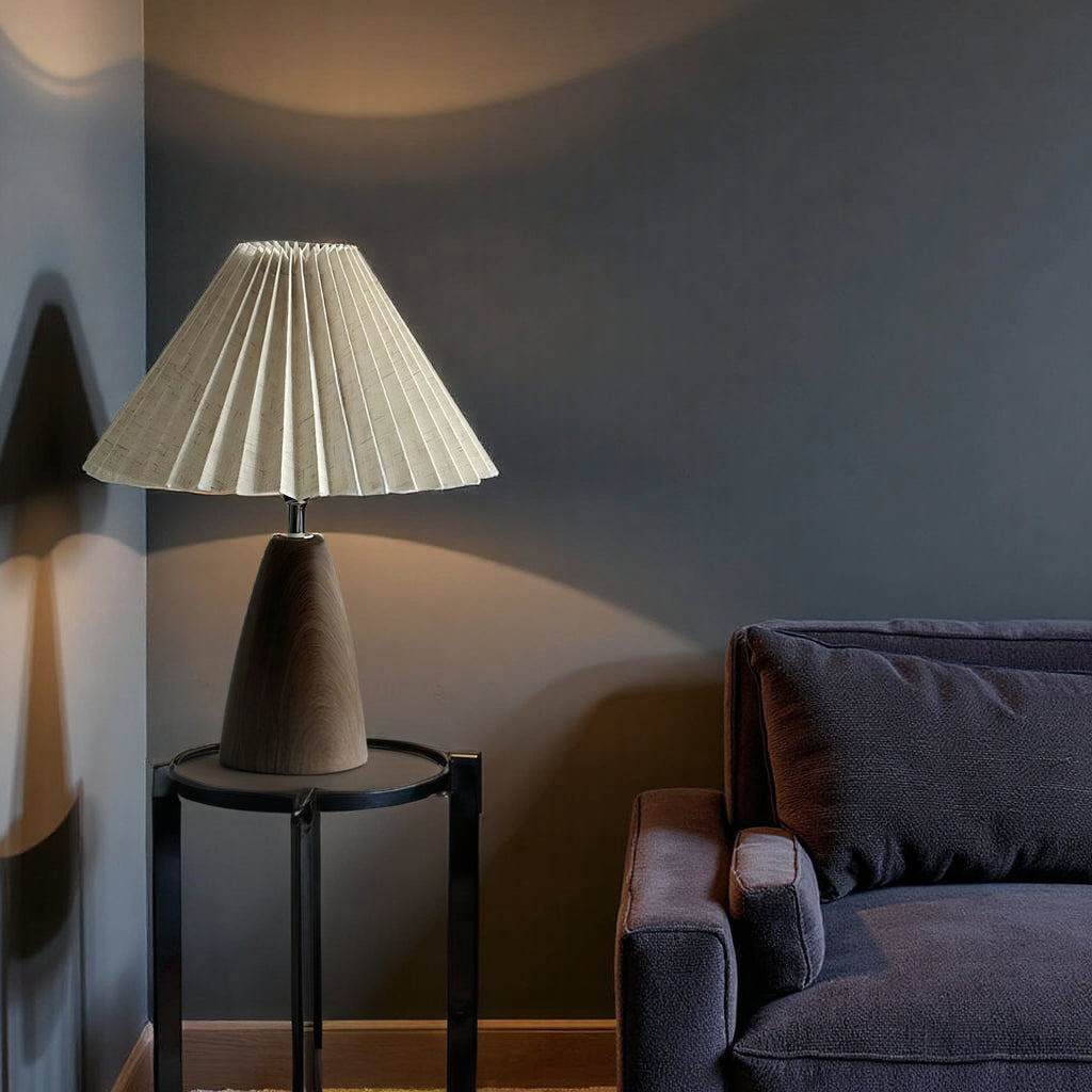 Norroe - Beza linen table lamp