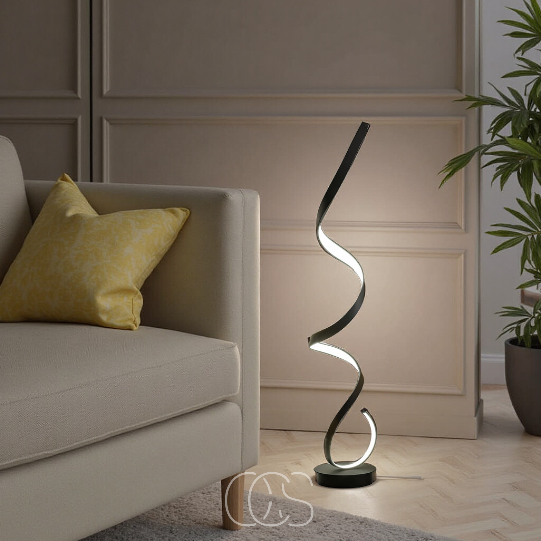 Norroe - LED Spiral Floor Lamp Dimmable