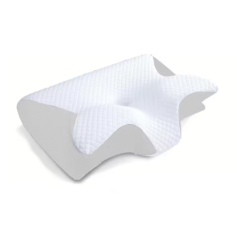 NovaRest 2-In-1 Memory Foam Orthopedic Cervical Pillow