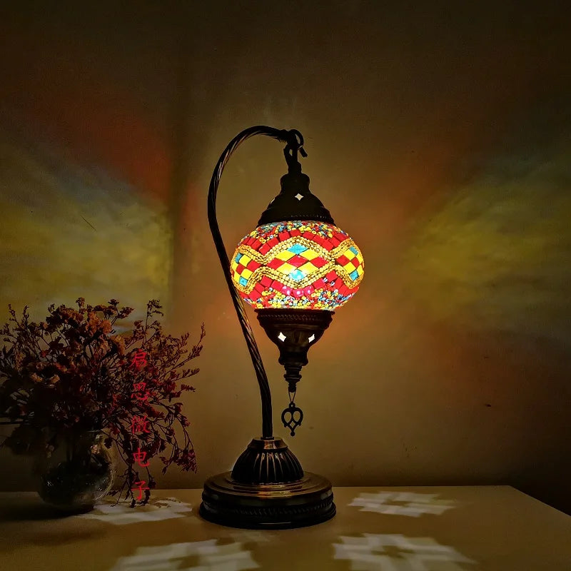 Marivon | Mosaic Table Lamp in Turkish Style