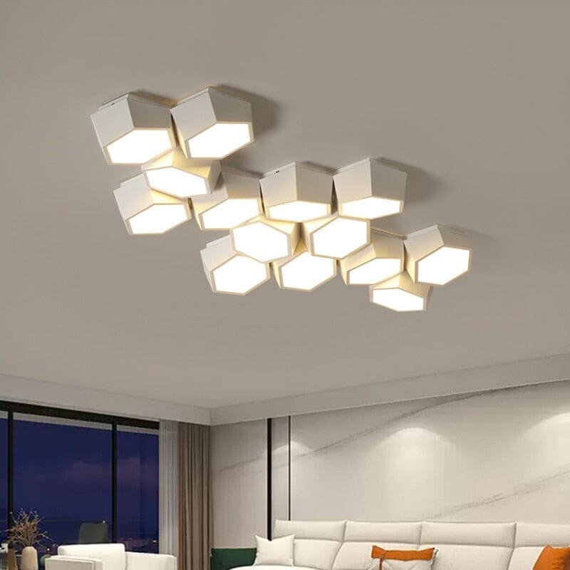 Elios | Nowoczesna geometryczna lampa sufitowa LED