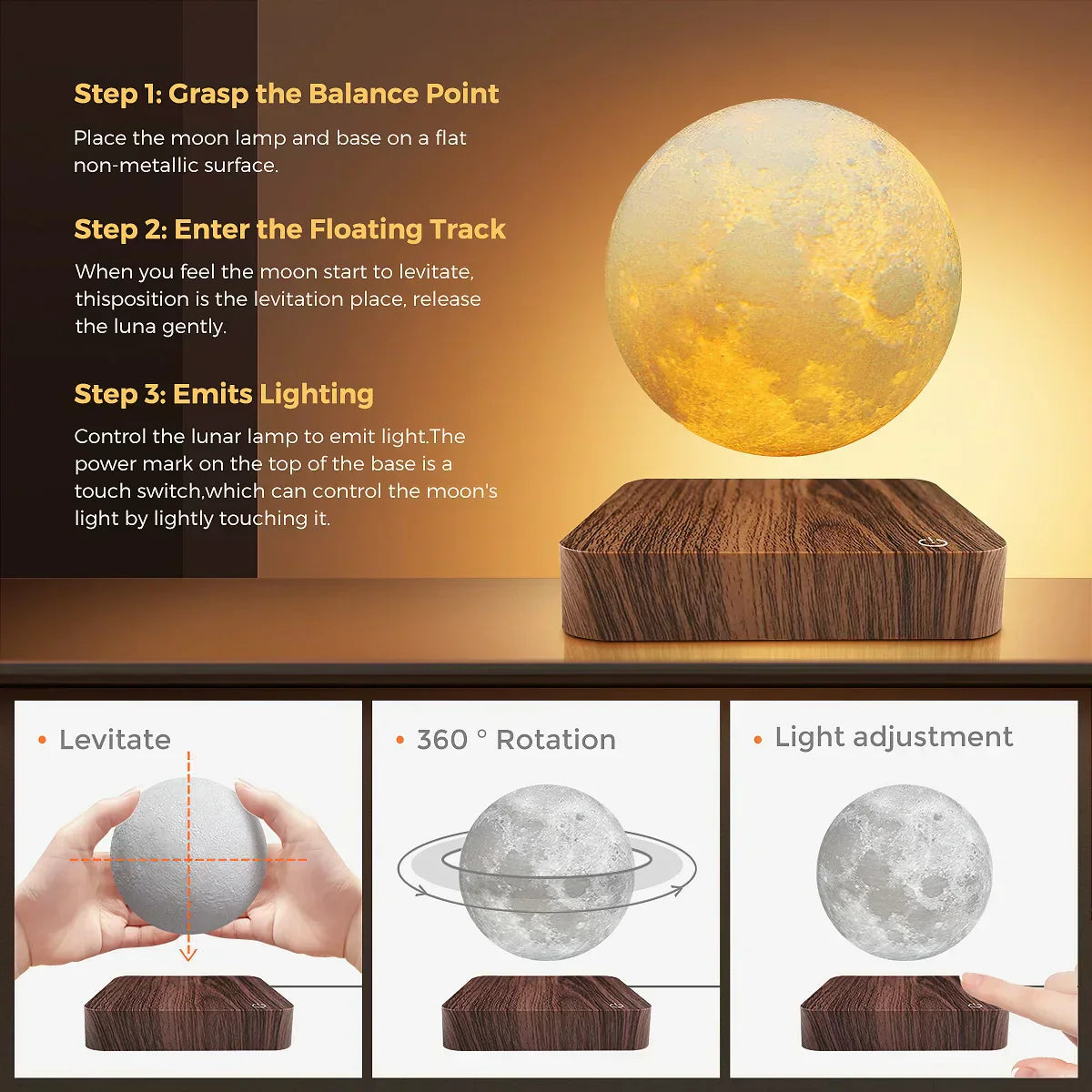 Lunara | Floating Moon Lamp
