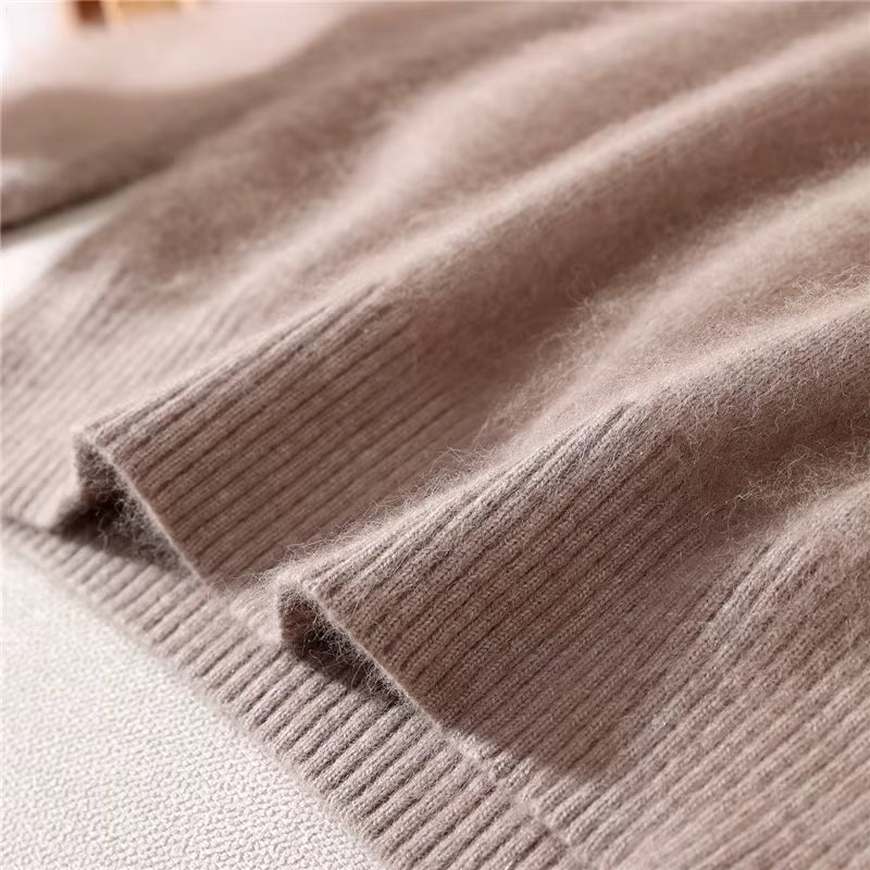 100% Cashmere Sweater for Women – Soft, Warm & Lightweight O-Neck Pullover for Autumn/Winter