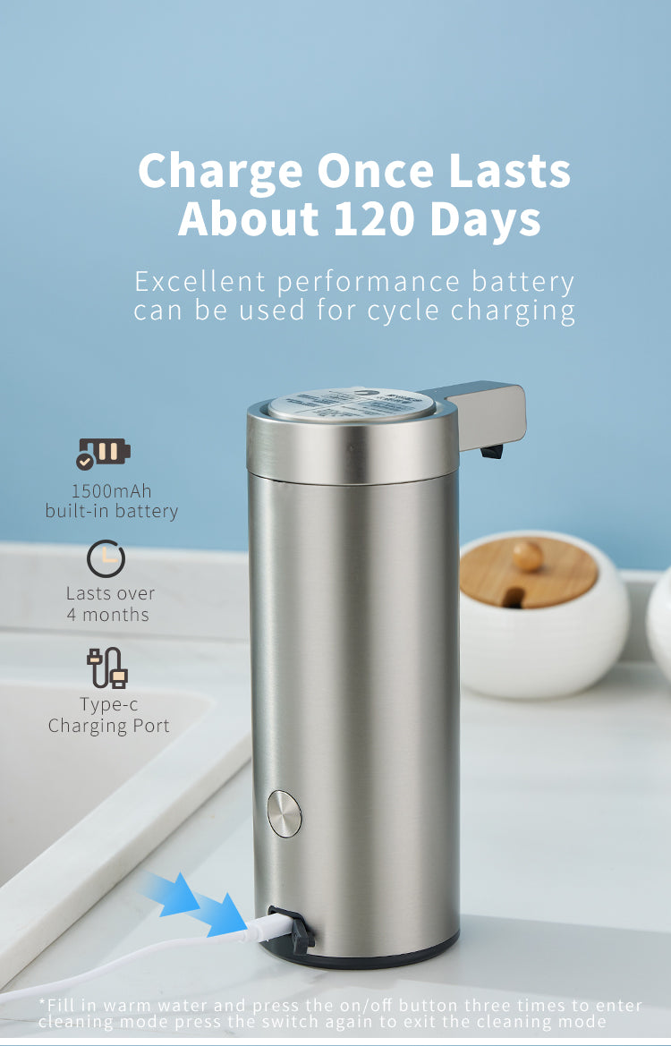 NovaSense Stainless Steel Auto Soap Dispenser With Sensor