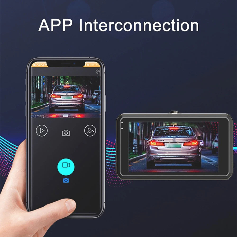 ZenDrive DuoCam 1080P WiFi Kamera Samochodowa Przednia i Wewnętrzna