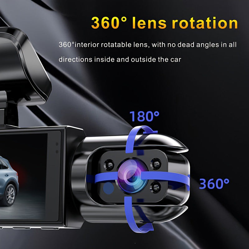 ZenDrive DuoCam 1080P WiFi Kamera Samochodowa Przednia i Wewnętrzna