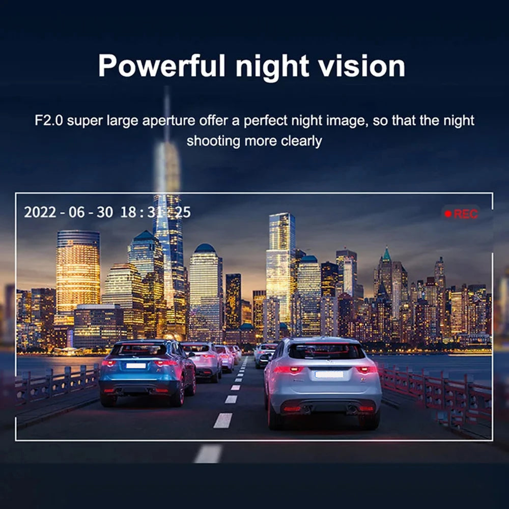 ZenDrive DuoCam 1080P WiFi Kamera Samochodowa Przednia i Wewnętrzna