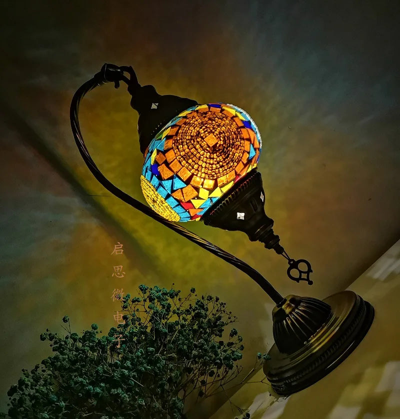 Marivon | Mosaic Table Lamp in Turkish Style