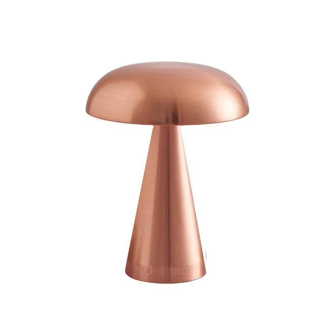 FungiGlow Sopp Berøringssensor Trådløs Bordlampe Nattlys