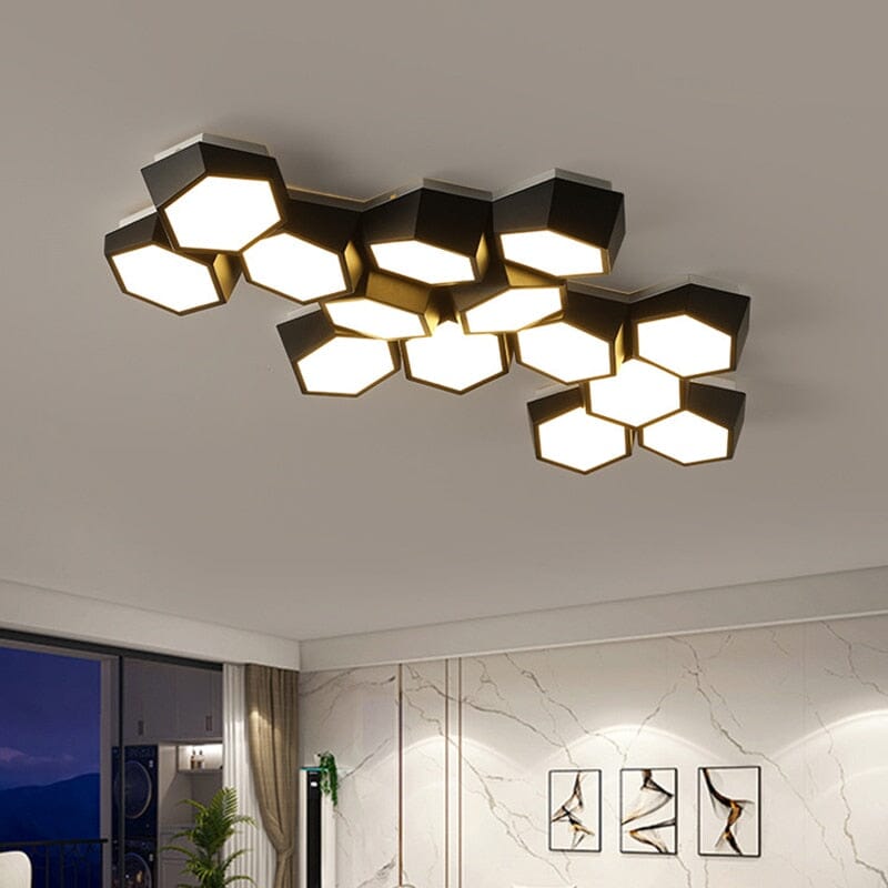 Elios | Nowoczesna geometryczna lampa sufitowa LED