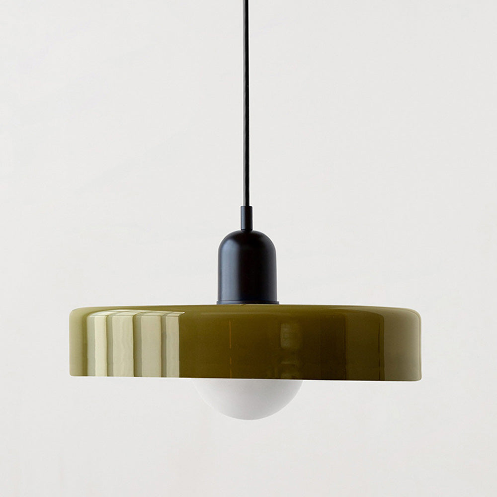 Lysena Bauhaus-Style Colored Glass Pendant Light