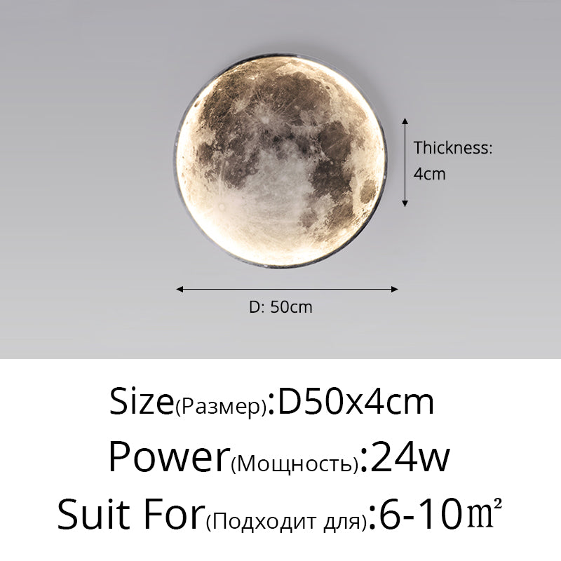 LunaGlow LED vegglampe med justerbar lysstyrke