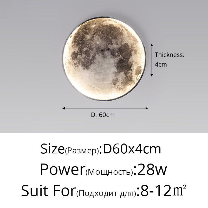 LunaGlow LED vegglampe med justerbar lysstyrke
