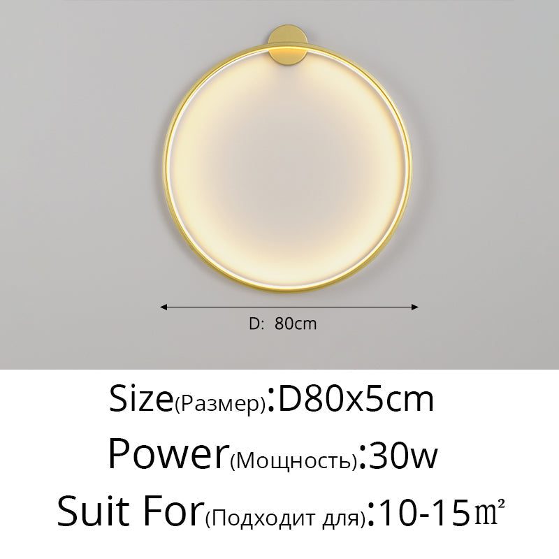 LunaGlow LED vegglampe med justerbar lysstyrke