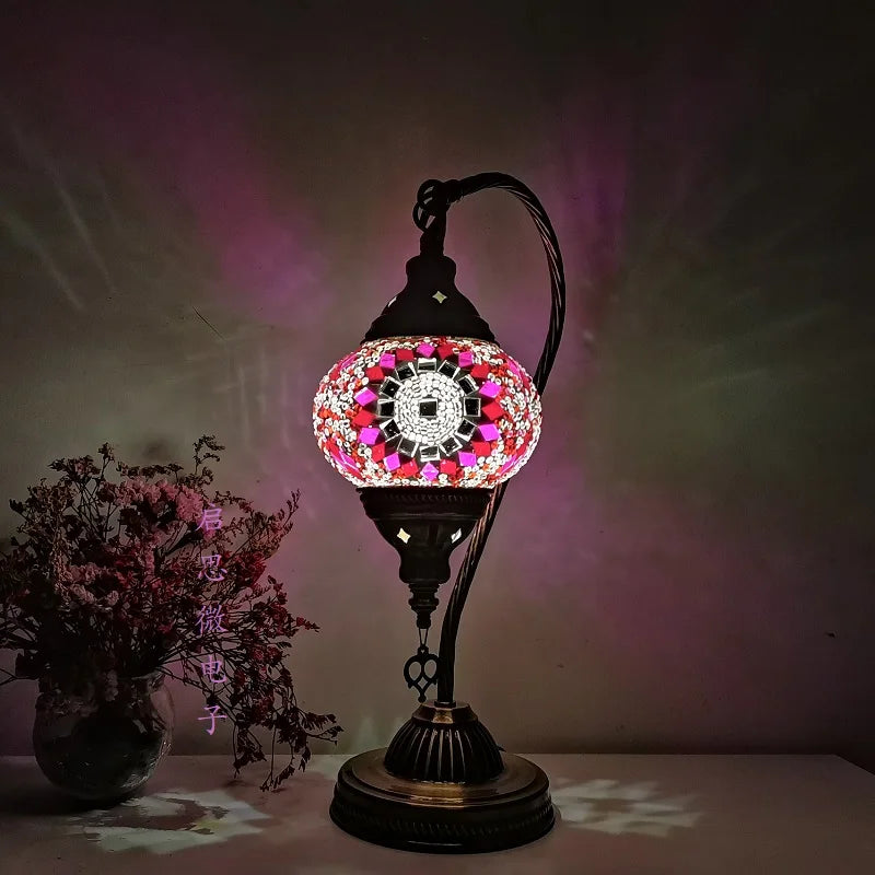 Marivon | Mosaic Table Lamp in Turkish Style