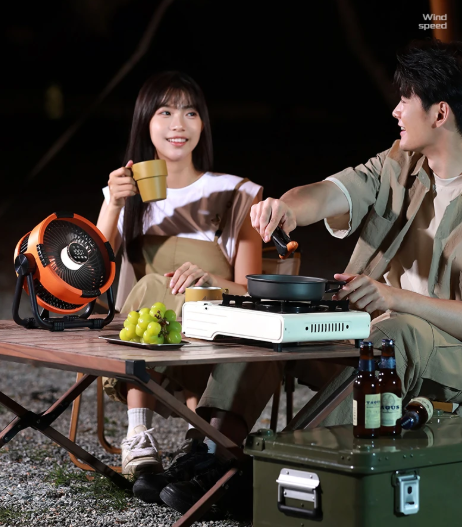 SummitPulse 6 az 1-ben kempingventilátor LED világítással és távirányítóval