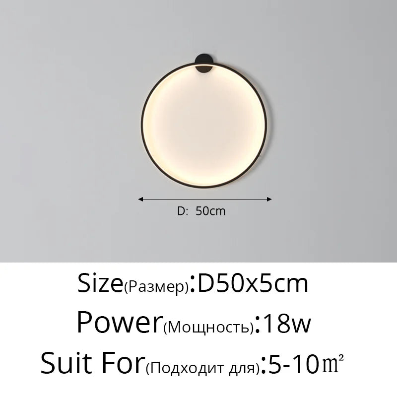LunaGlow LED Wandleuchte mit einstellbarer Helligkeit