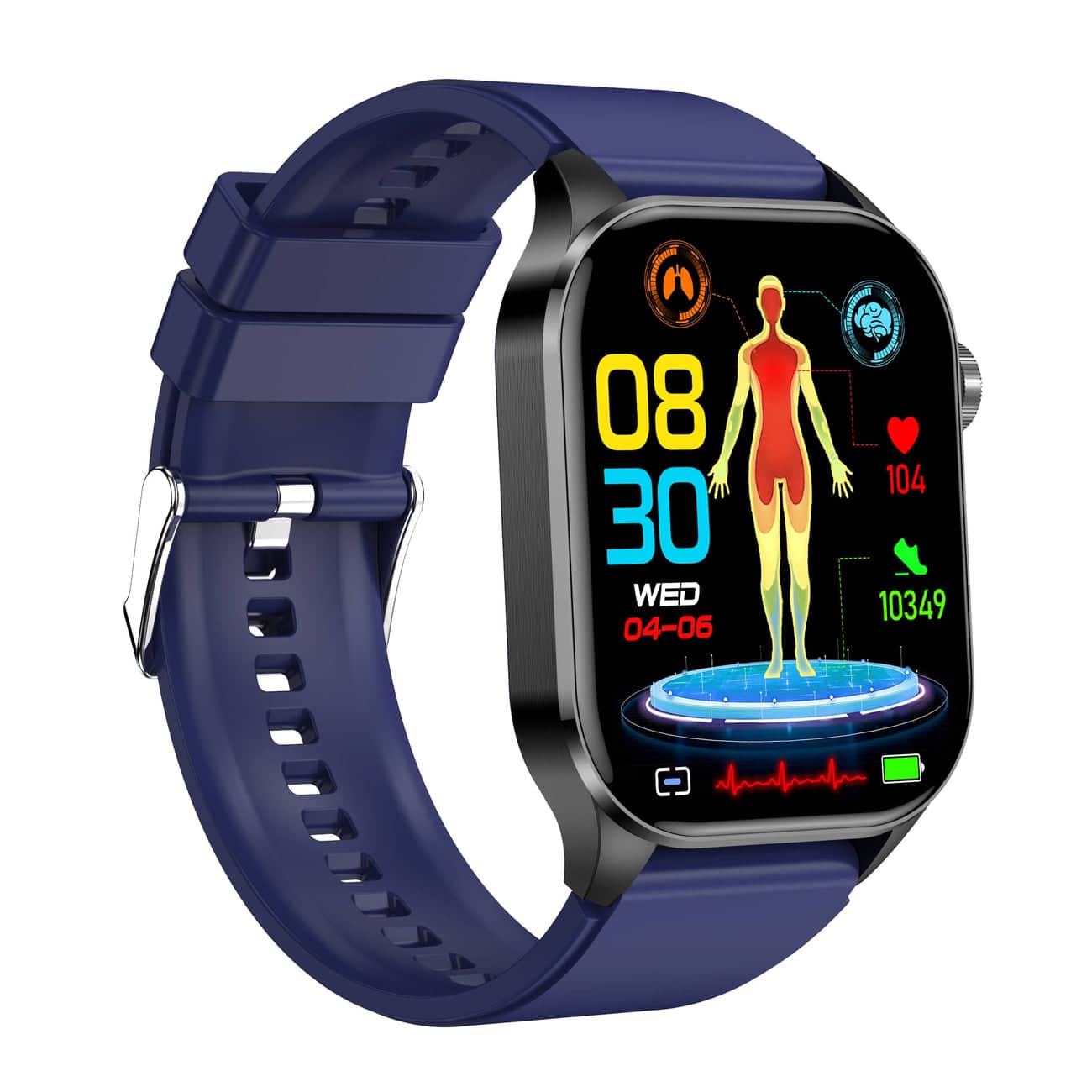 NovaPulse Health Pro Smartwatch EKG BP HR iOS Android