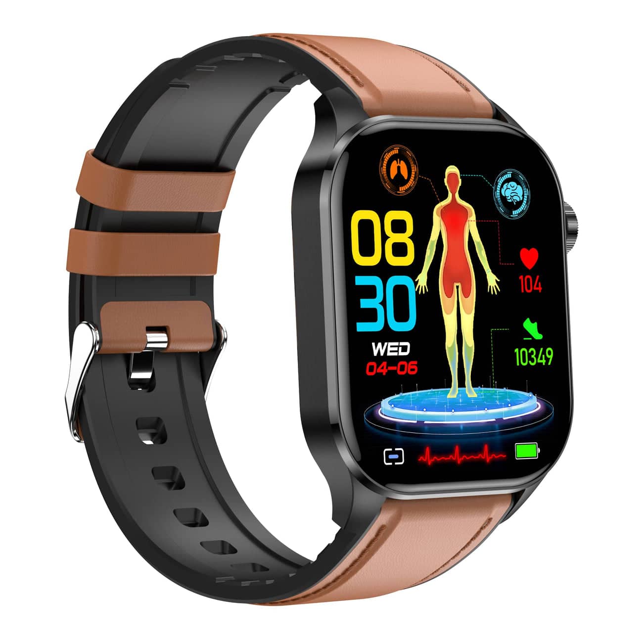 NovaPulse Health Pro Smartwatch EKG BP HR iOS Android