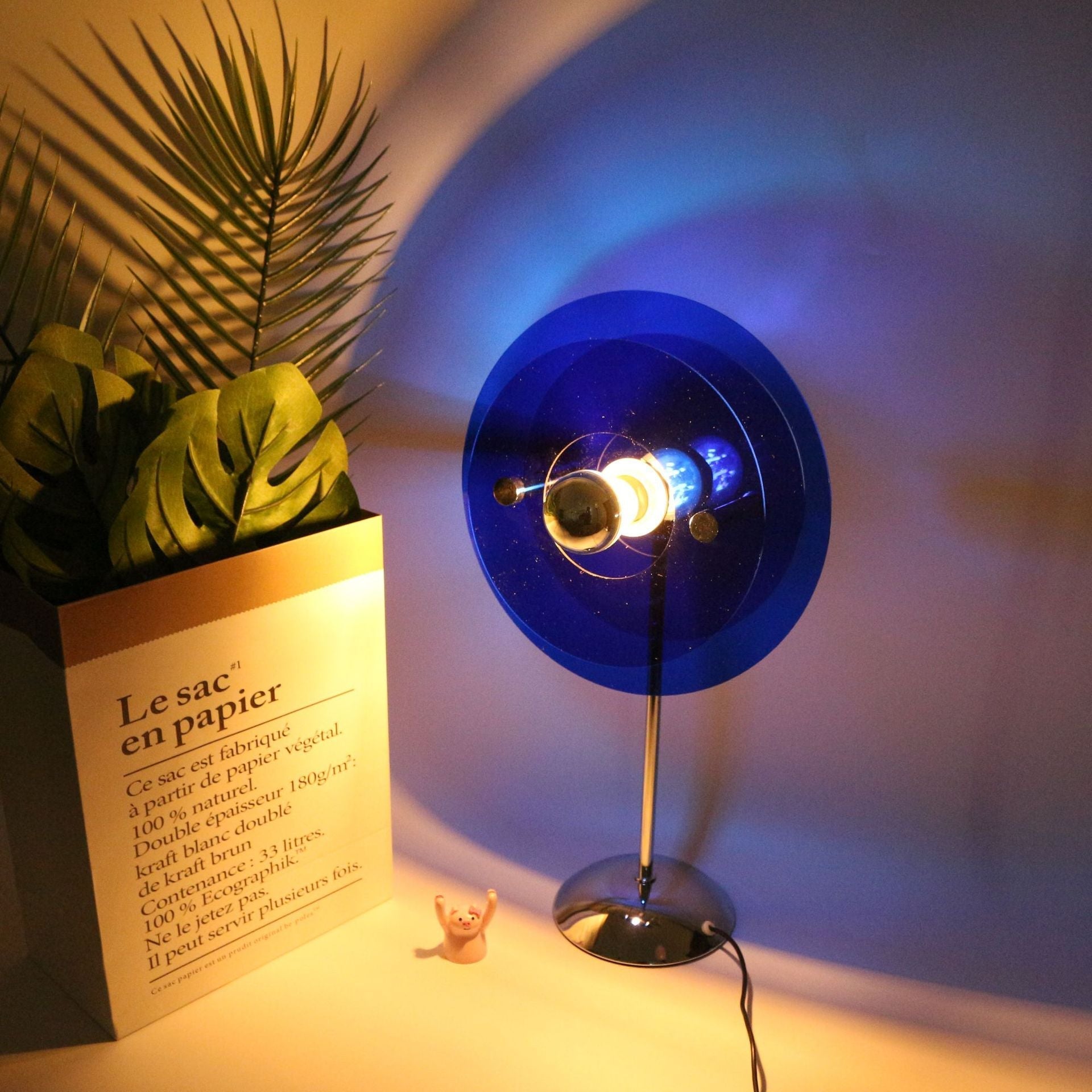 Lunaro Klein Blue UFO Table Lamp